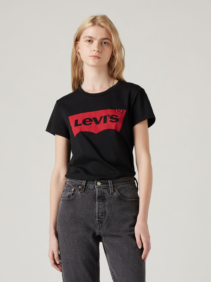 Dámské tričko k.r. LEVI'S černé