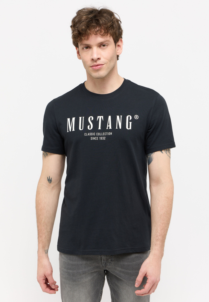 Pánské tričko k.r. MUSTANG  černé
