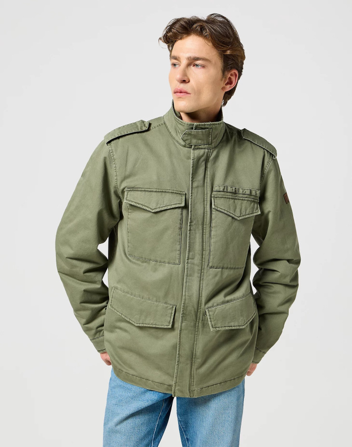 Pánská podzimní bunda WRANGLER Field Jacket zelená